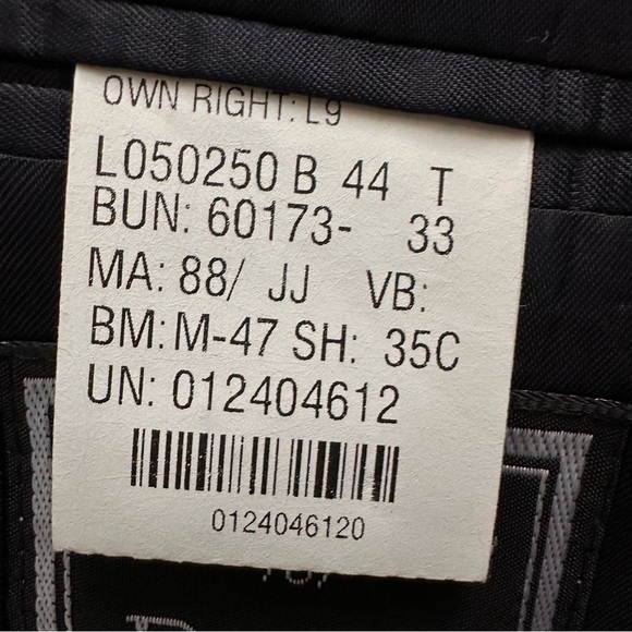 Ralph Lauren 44 Tall Navy Wool Cashmere
Blazer Sport Coat 2 Button - Picture 5 of 15